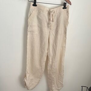 LOFT Women’s Cream linen pants